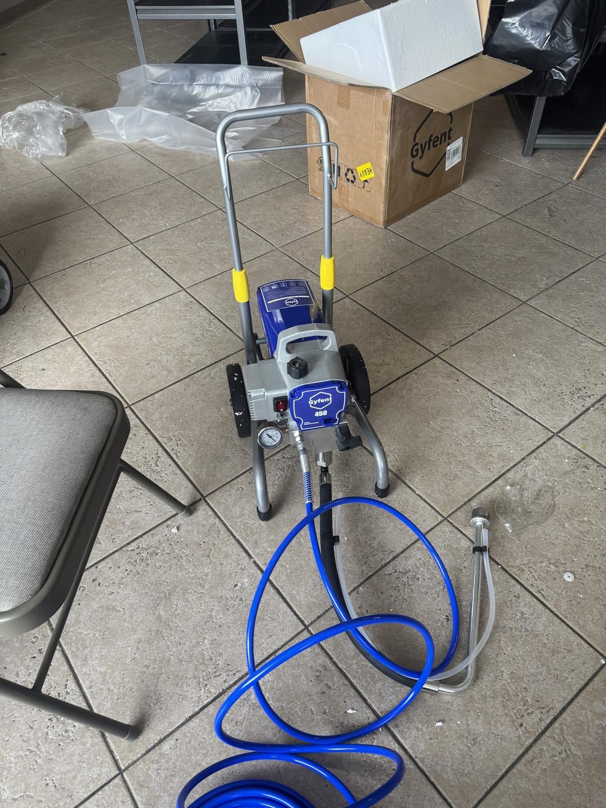 x9 Airless Paint Sprayer, 650W 3000 Psi, 0.39 Gpm customer photo 2