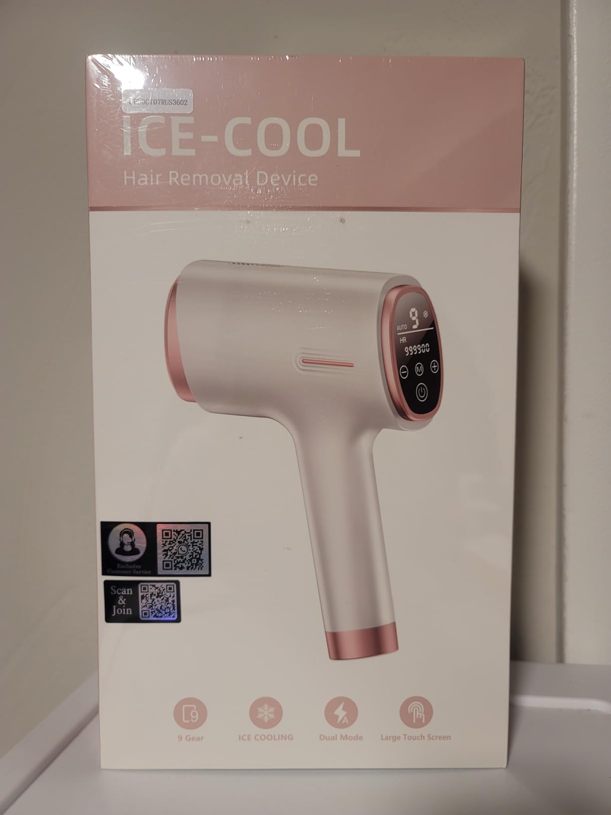 Ubroo IPL Laser Hair Removal Device, 21J Energy, 96% Hair Reduction, 41°F Ice Cooling for Women & Men, Face Bikini Underarm, Safe & Painless, At-Home Professional Results customer photo 2
