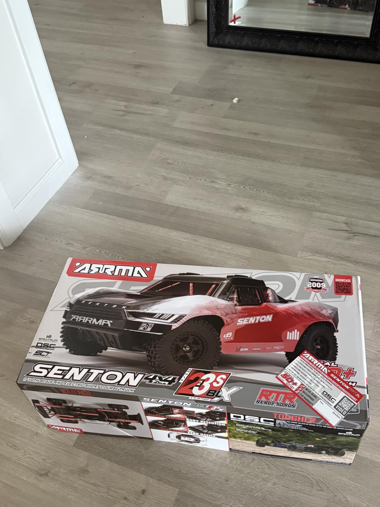 ARRMA RC Truck 1/10 SENTON 4X4 223S BLX BRUSHLESS Short Course Truck RTR (Battery and Charger Not Included) with DSC, Yellow, ARA4303V4T1 customer photo 1