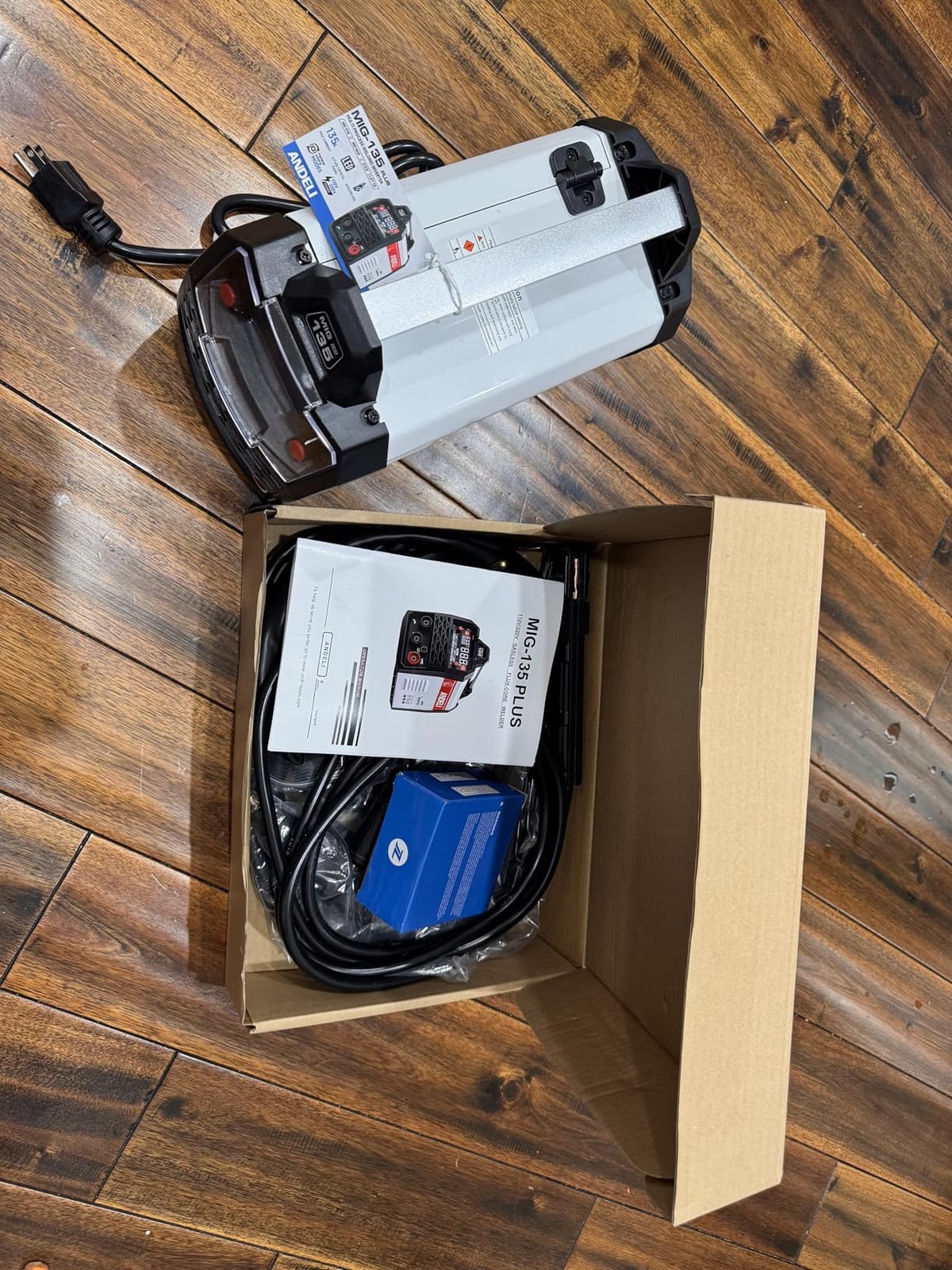 ANDELI 110V/220V MIG Welder 135A ,PULSE Flux Core/Lift TIG/Stick 4-in-1 customer photo 2