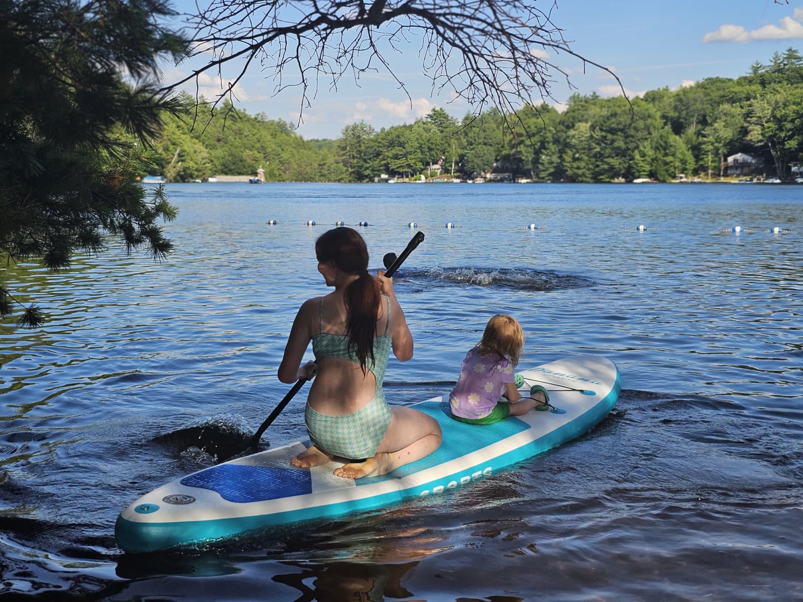 Panana Inflatable Stand Up Paddle Board 10'/10'8''x30''/32''x6'' iSUP Non-Slip Deck Paddleboard for Adults Beginners Youth, with Paddle Pump Fins Leash Backpack customer photo 1