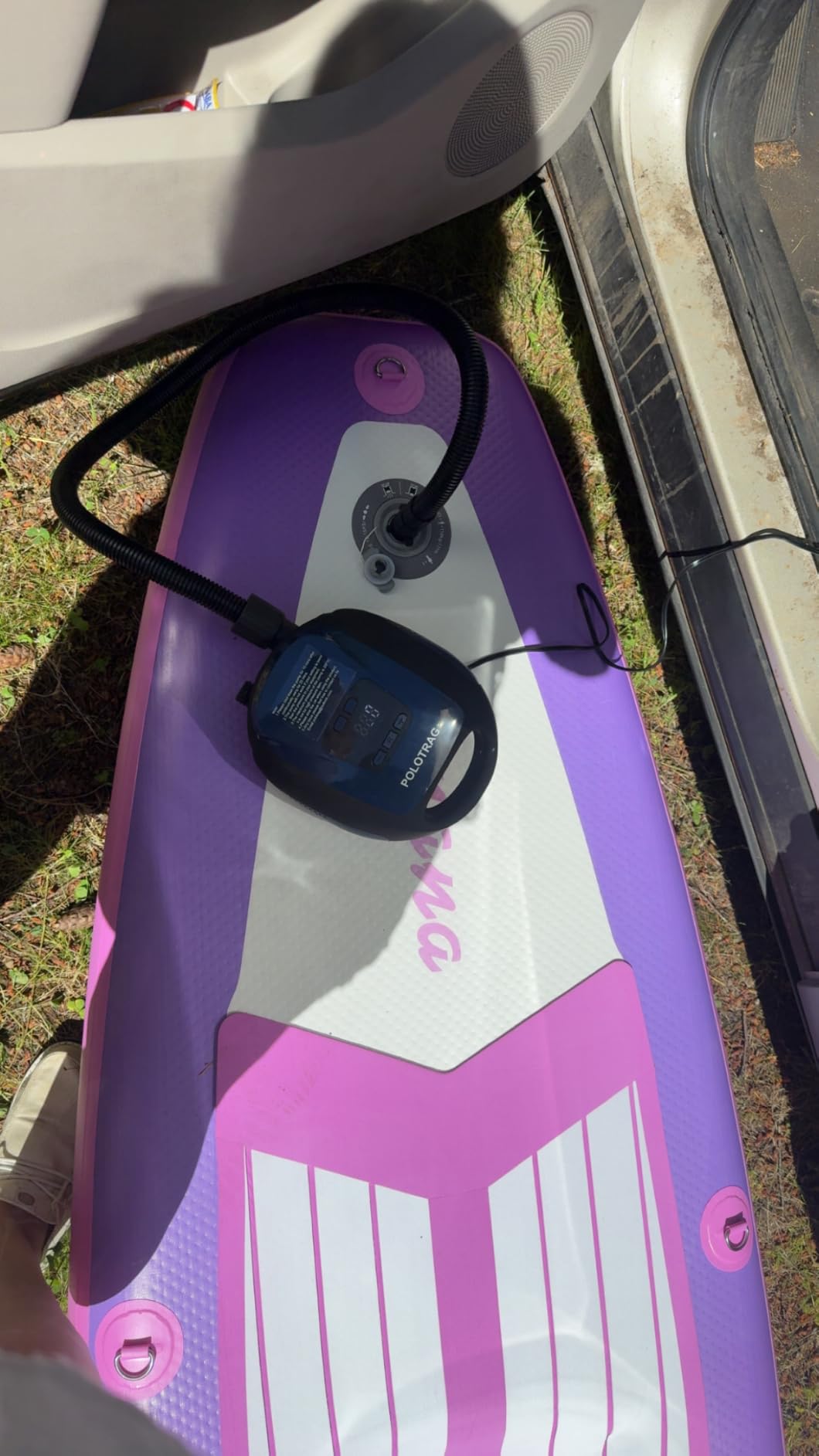 Panana Inflatable Stand Up Paddle Board 10'/10'8''x30''/32''x6'' iSUP Non-Slip Deck Paddleboard for Adults Beginners Youth, with Paddle Pump Fins Leash Backpack customer photo 2