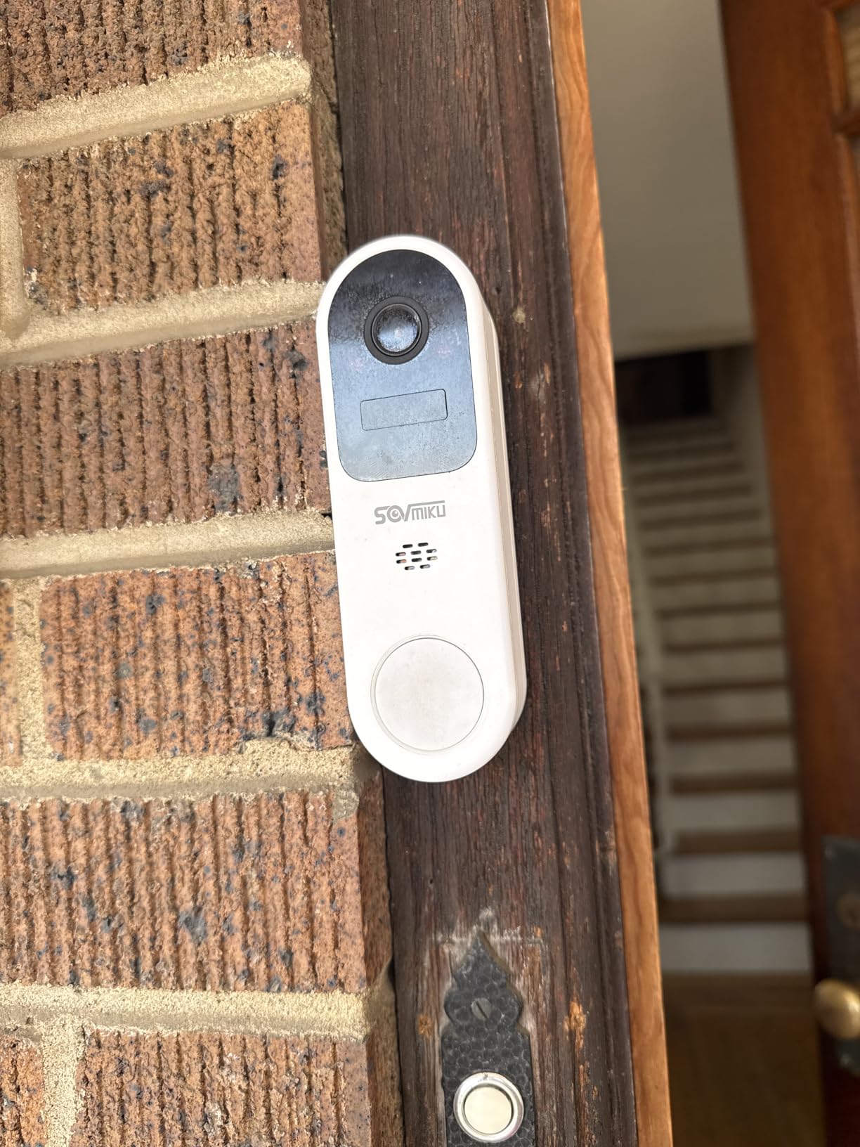 SOVMIKU Vicohome DB3 2K AI Video Doorbell with Chime, Home Security Battery Camera Wireless, Audible Alarm, Easy to Setup, Human Detection,Two Way Audio, 2.4GHz Wi-Fi, 180 Days Care Plan, No SD Slot customer photo 2