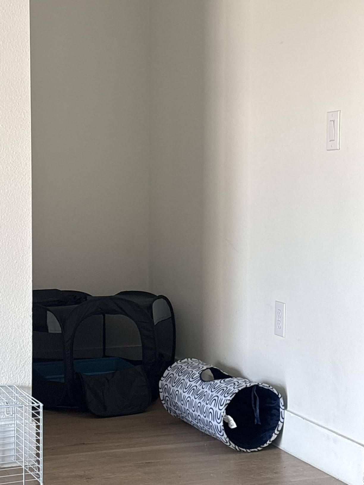 Dog Cat Playpen, Pet Puppy Playpen, Puppy Dog Play Pen for Indoors(Grey, S) customer photo 2