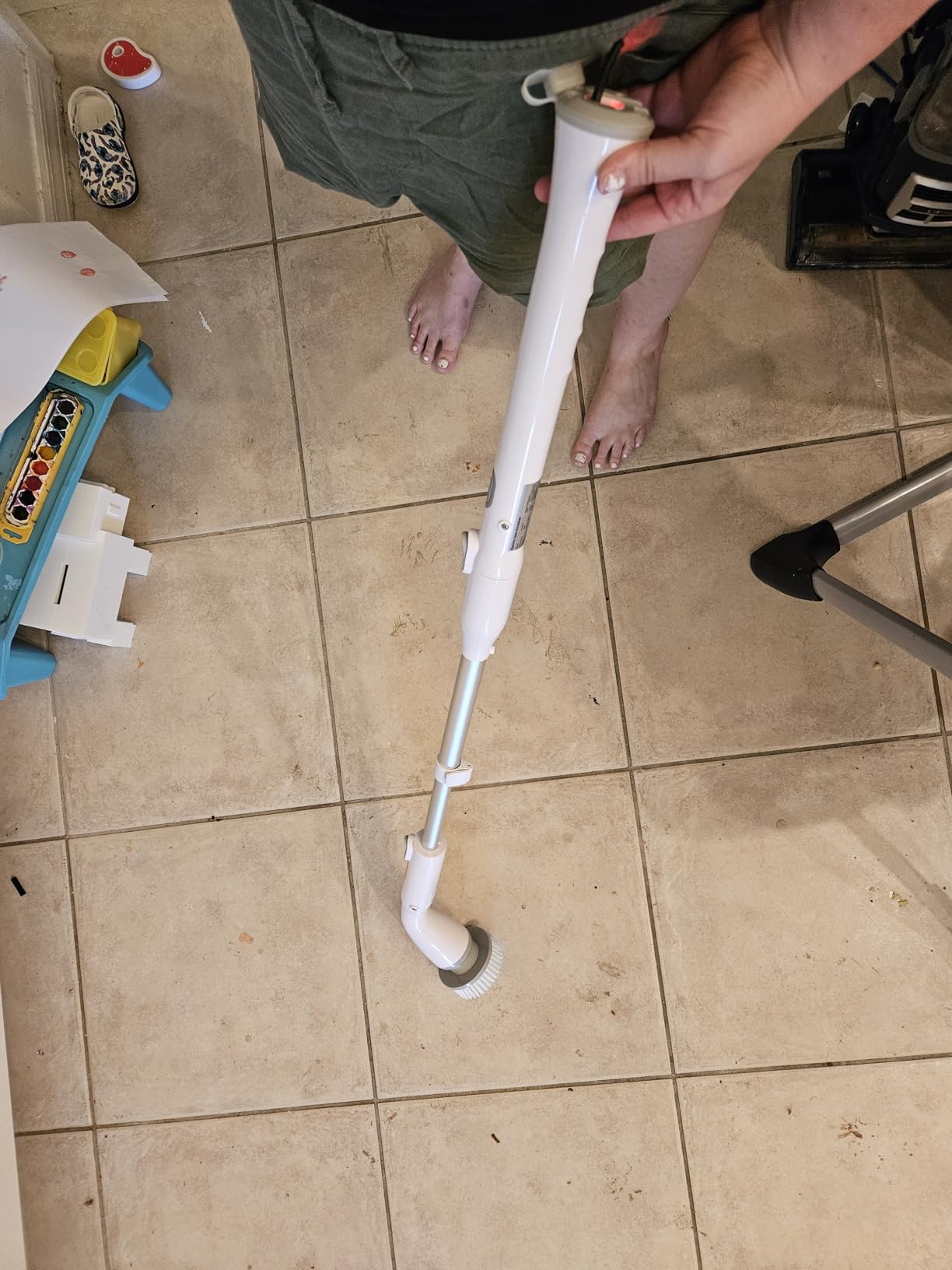 10-in-1 Steam Mop, Detachable Handheld Steam Cleaner for Multi-Surface | 350ml Tank,10s Heat-Up,248°F Steam Cleaner,2-Level Control,Swivel Head for Carpet,Floor,Tiles,BBQ grill,Car Accessories customer photo 1