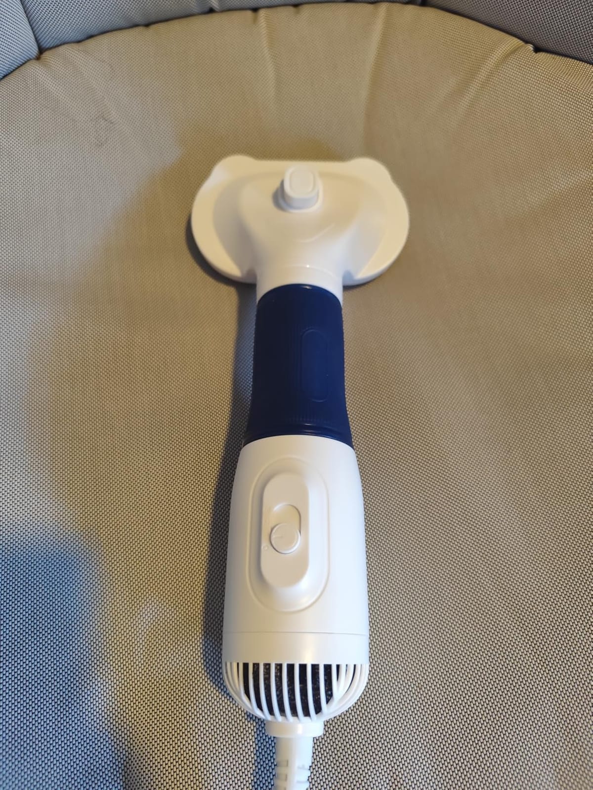 3-in-1 Pet Hair Dryer & Slicker Brush for Dogs & Cats – Portable, Professional, Adjustable Temp, Overheat Protection Dog Hair Dryer (blue) customer photo 1