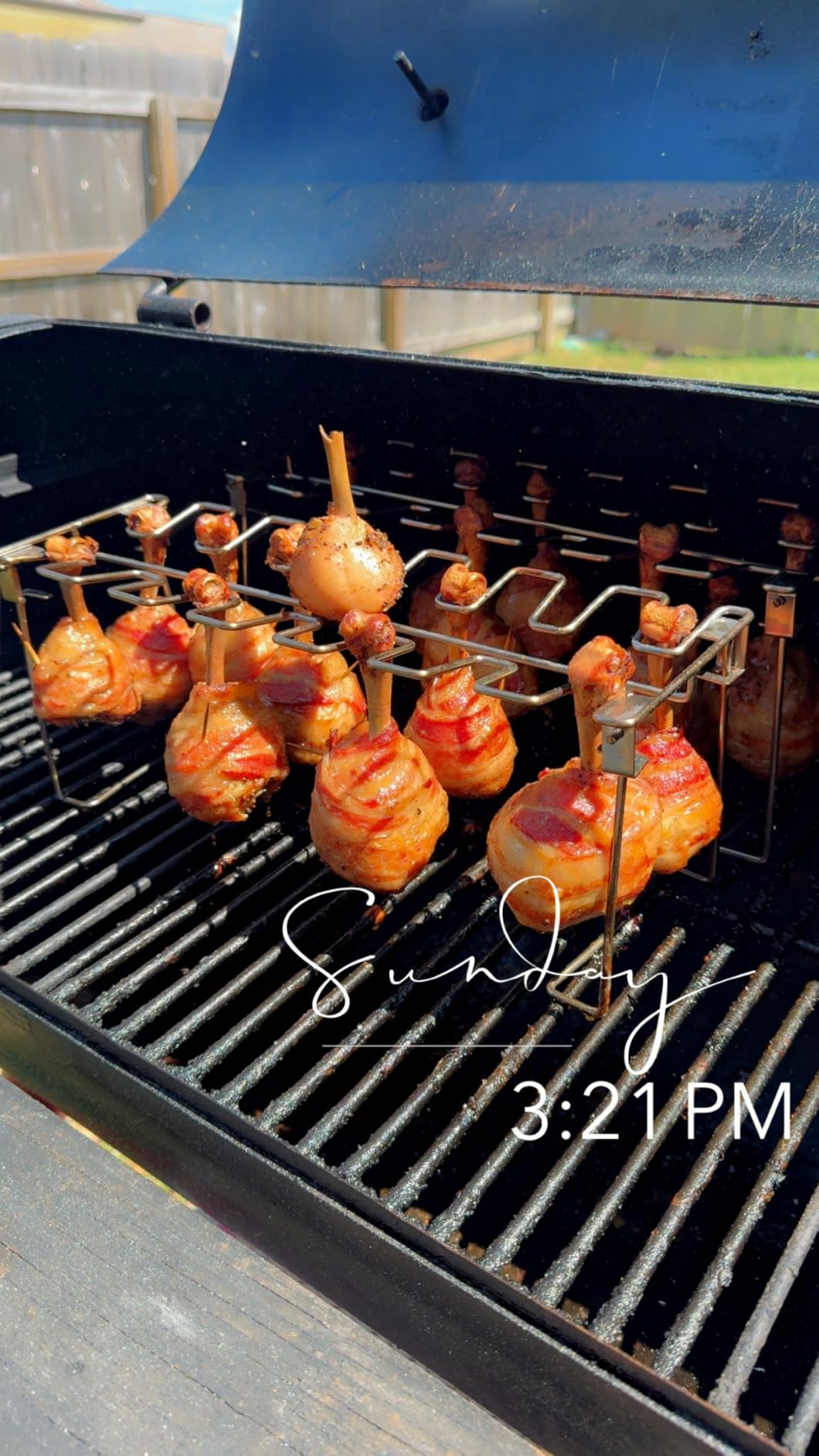 auisea Chicken Leg Rack for Grill 14 Slots - 2 Pcs Set for Smoker Oven BBQ customer photo 2