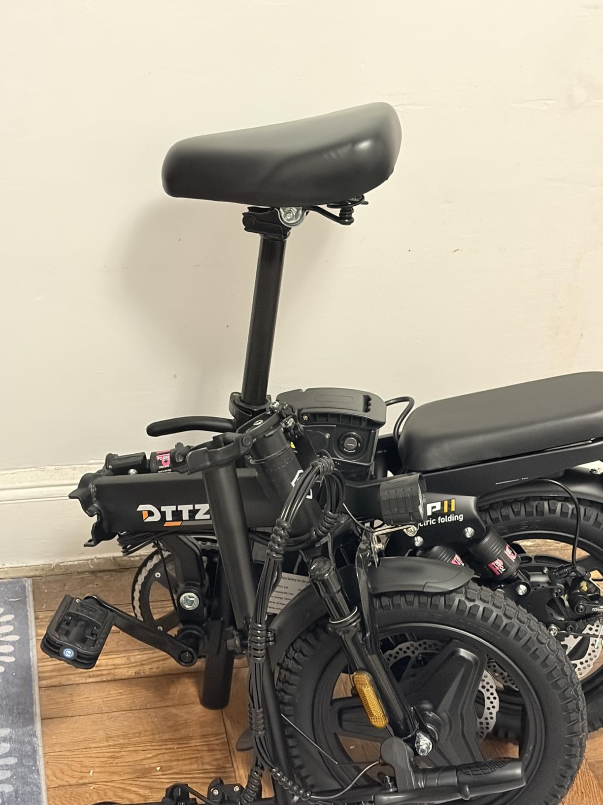 A12/A12S Foldable Ebike with Keyless Ignore, 2000/1000W, 52V 25Ah/48V 15Ah customer photo 1