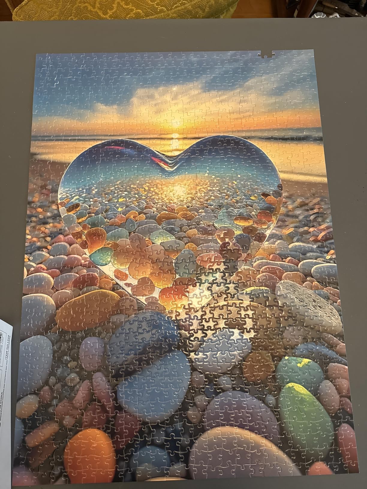 Jigsaw Puzzles for Adults 1000 Pieces, Love Pebbles Beach Puzzle, Impossible Difficult Hard Fun 1000 Piece Jigsaw Puzzles for Adults customer photo 2