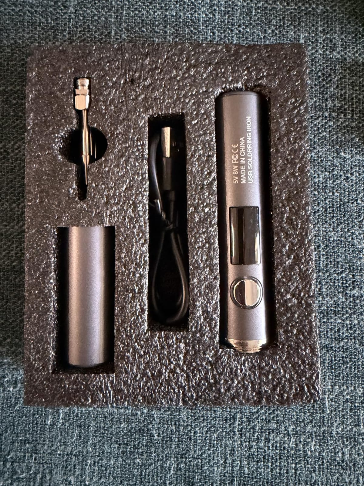 Cordless Soldering Iron Kit, 1400mAh Rechargeable USB-C Soldering Pen with OLED Screen, Portable Battery Powered Solder Iron for Electronics Repair, Includes 3 Tips & Lead-Free Solder Wire customer photo 2