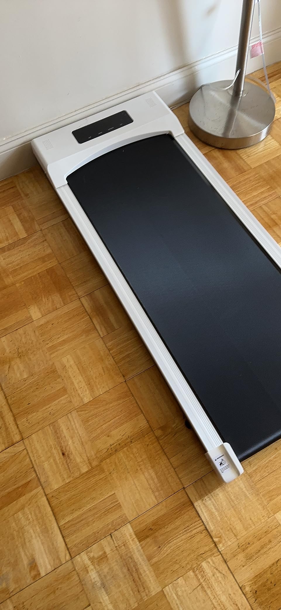 Walking Pad Treadmill with Desk Workstation,3.5 HP Foldable Treadmills with 15% Incline & Handle Bar,450lbs Capacity,2s Folding,Ultra-Quiet,Small/Compact Under Desk Treadmills for Home Office customer photo 2