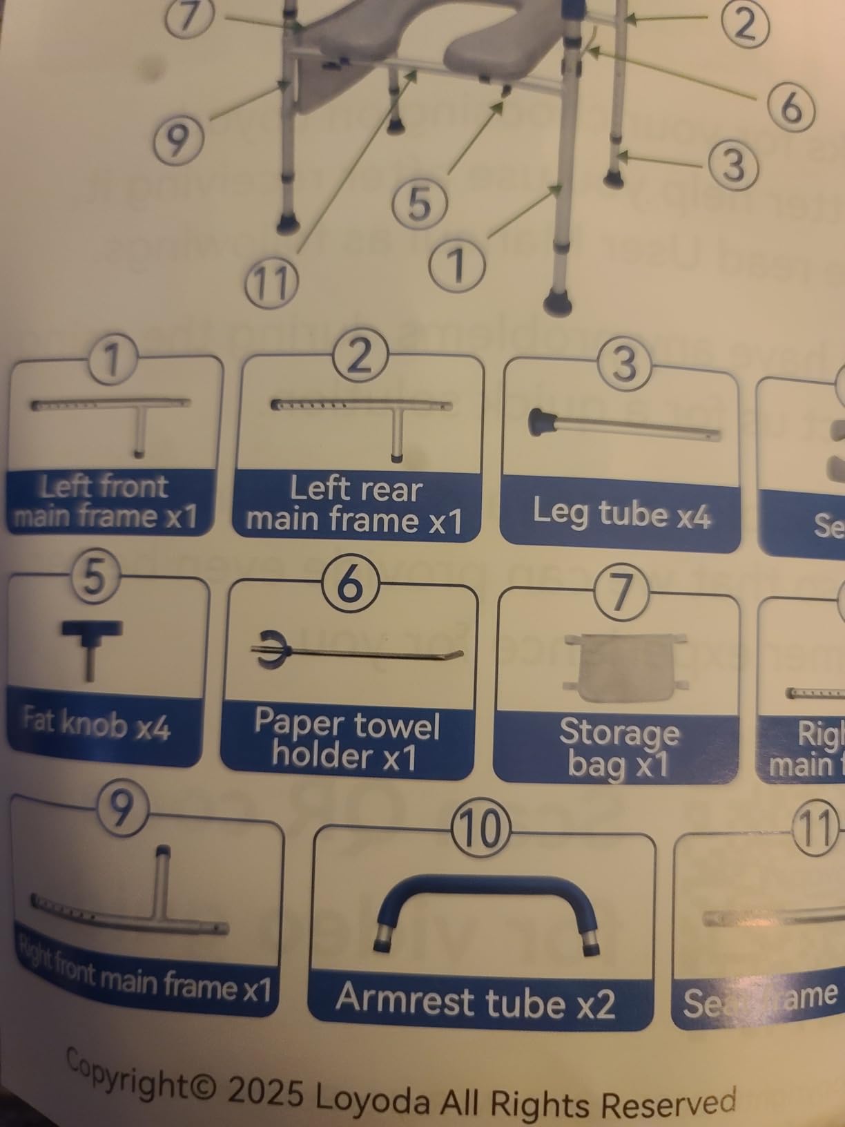 Loyoda Raised Toilet Seat Risers with Handles, Height and Width Adjustment customer photo 2