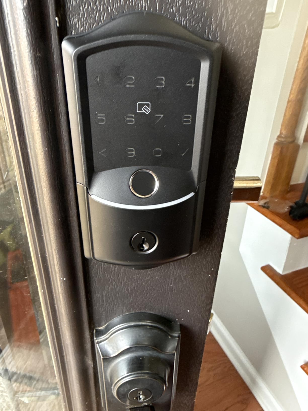 Veise VE027 WiFi Smart Lock Fingerprint Keyless Entry Deadbolt Matte Black customer photo 1