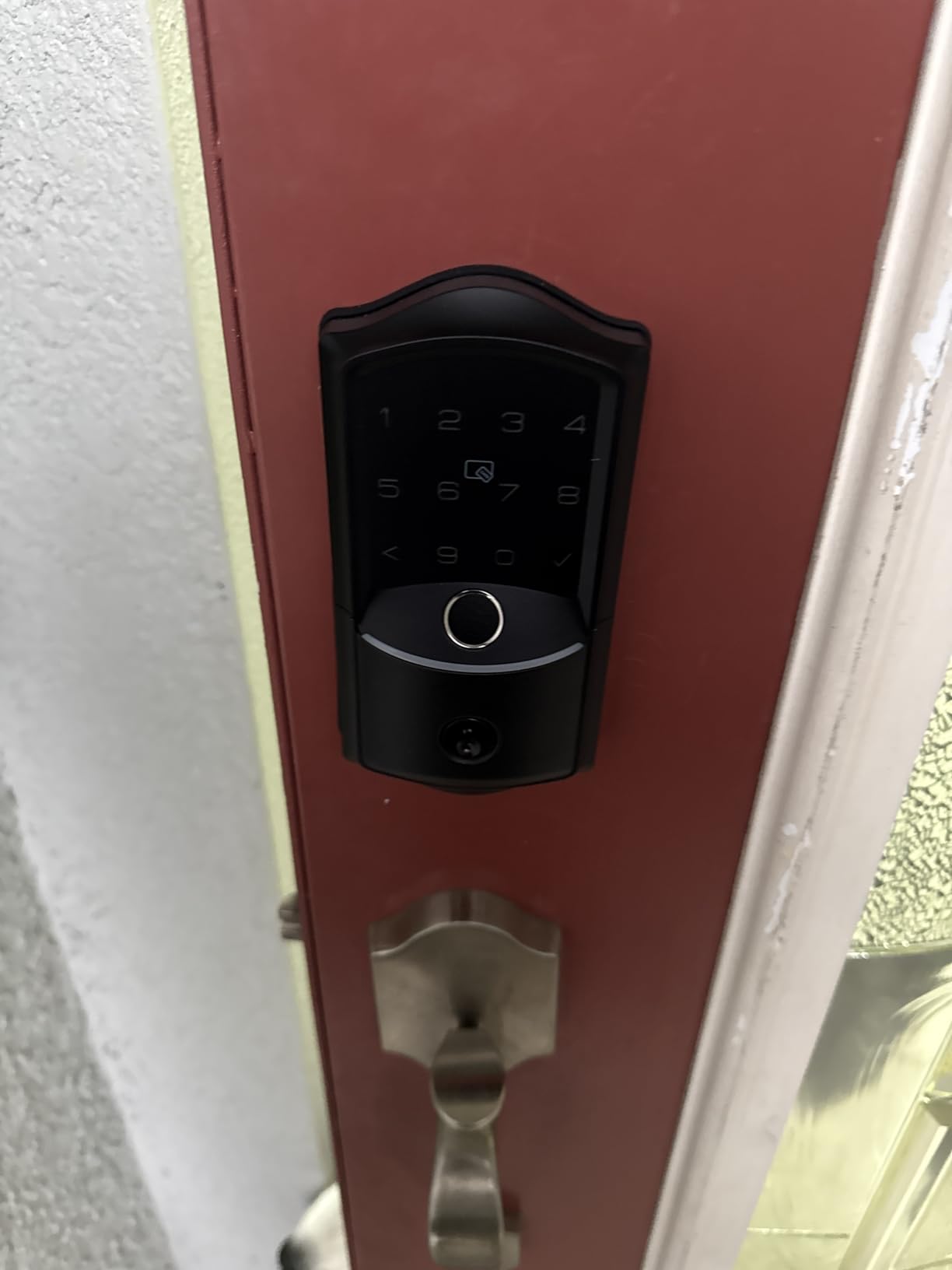 Veise VE027 WiFi Smart Lock Fingerprint Keyless Entry Deadbolt Matte Black customer photo 2