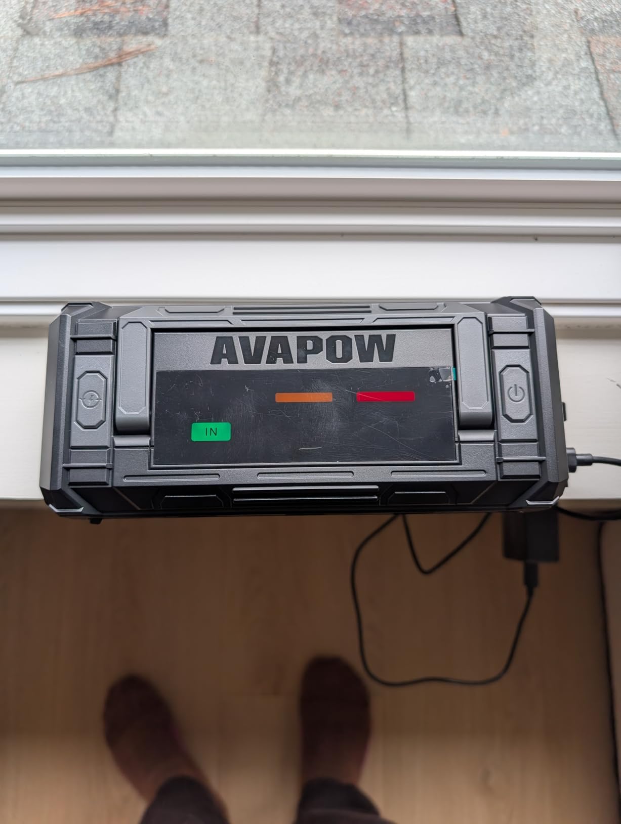AVAPOW 8000A Battery Jumper Starter Portable with 4″ HD Display PD 30W Dual-Way Fast Charging, 12V Car Starter Jump Box & Battery Booster for All Gas & Up to All Diesel Engines customer photo 2