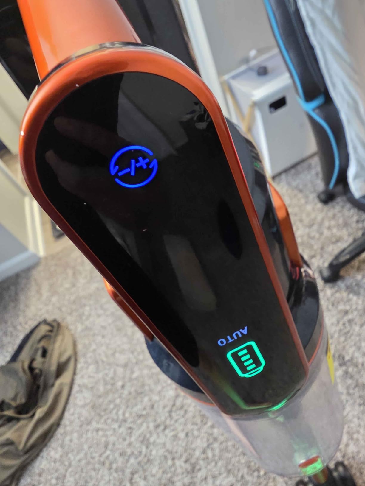Cordless Vacuum Cleaner 55KPa 650W 70Mins Stick Vacuum Cleaners for Home | with Pet Brush, 3.3Ft Hose, Wall Mount Charging, Auto Mode, Touchscreen, Self-Standing Vacuum for Pet Hair/Carpet/Car customer photo 2
