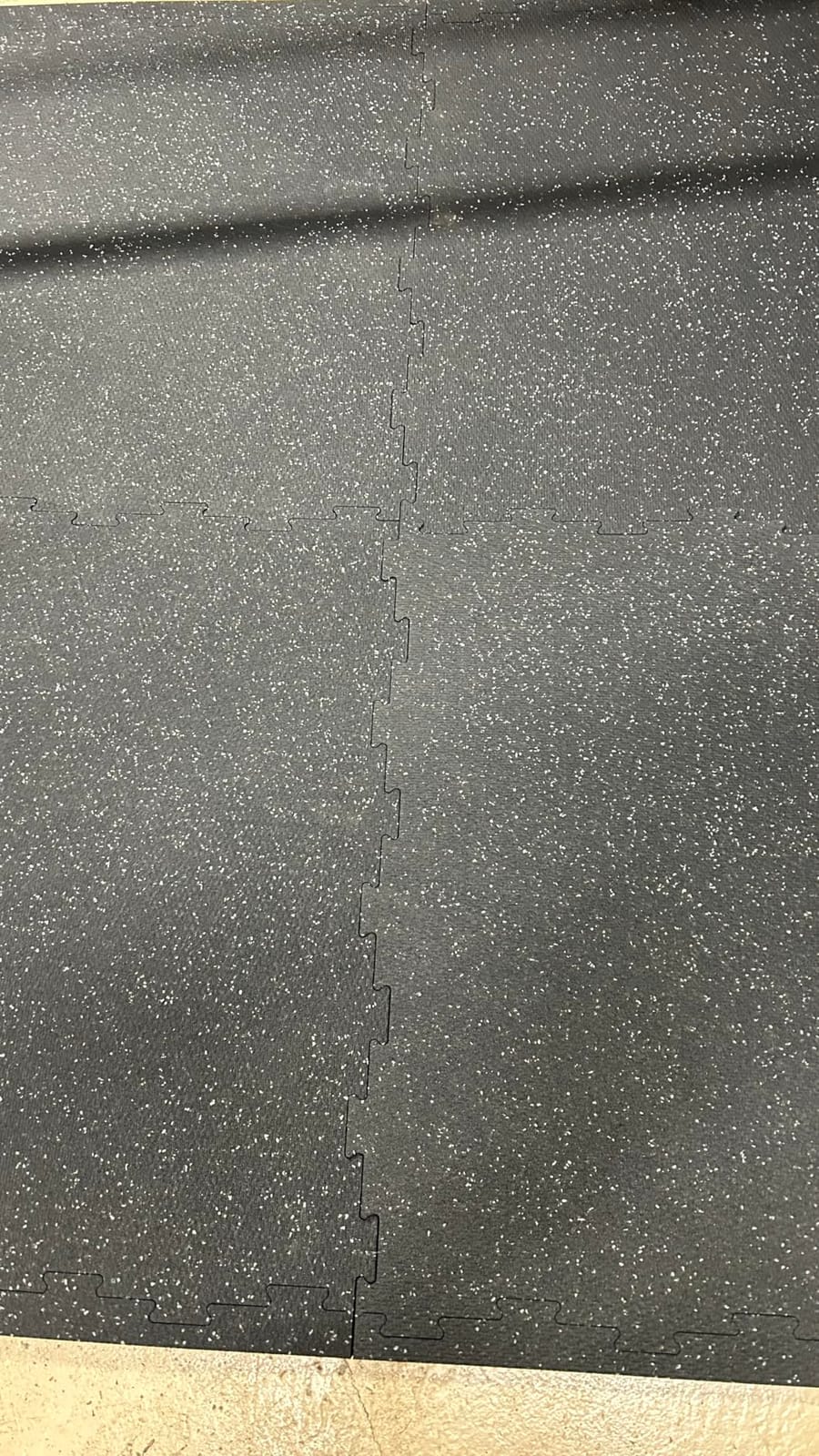 Interlocking Rubber Floor Tiles – Heavy Duty 100% Rubber Gym Flooring for Home Gym, Garage, Workout Room, Equipment Mats, Indoor/Outdoor Mats, Gray Fleck 4-Pack (4, Gray Fleck, 22.5