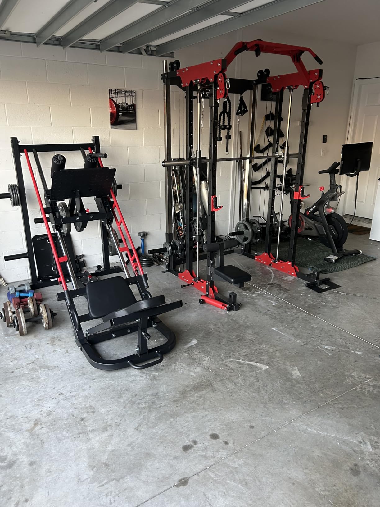 SNODE ALL10 All-in-One Smith Machine Home Gym, Multi-Functional Power Rack customer photo 1