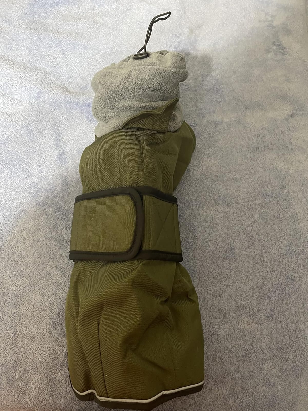KOOLTAIL Dog Winter Coat for Small Medium Dogs, Waterproof&Windproof Puppy Jacket with Fleece Lining and High Collar for Cold Weather,Reflective Warm Pet Snowsuit Vest Clothes with Leash Hole,Green XS customer photo 1