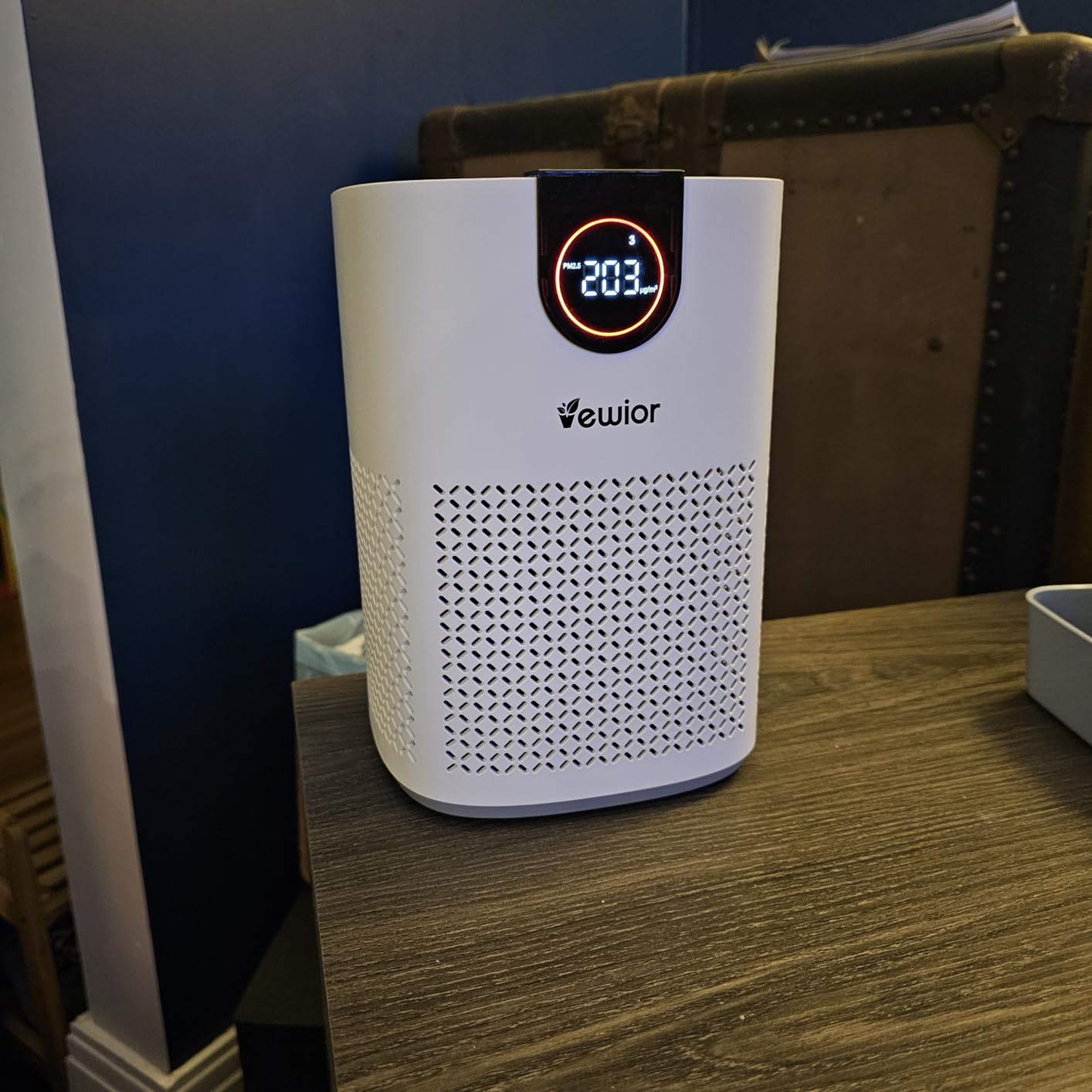 VEWIOR 2 Pack Air Purifiers with Washable Filter for Home Up to 1200ft² customer photo 2
