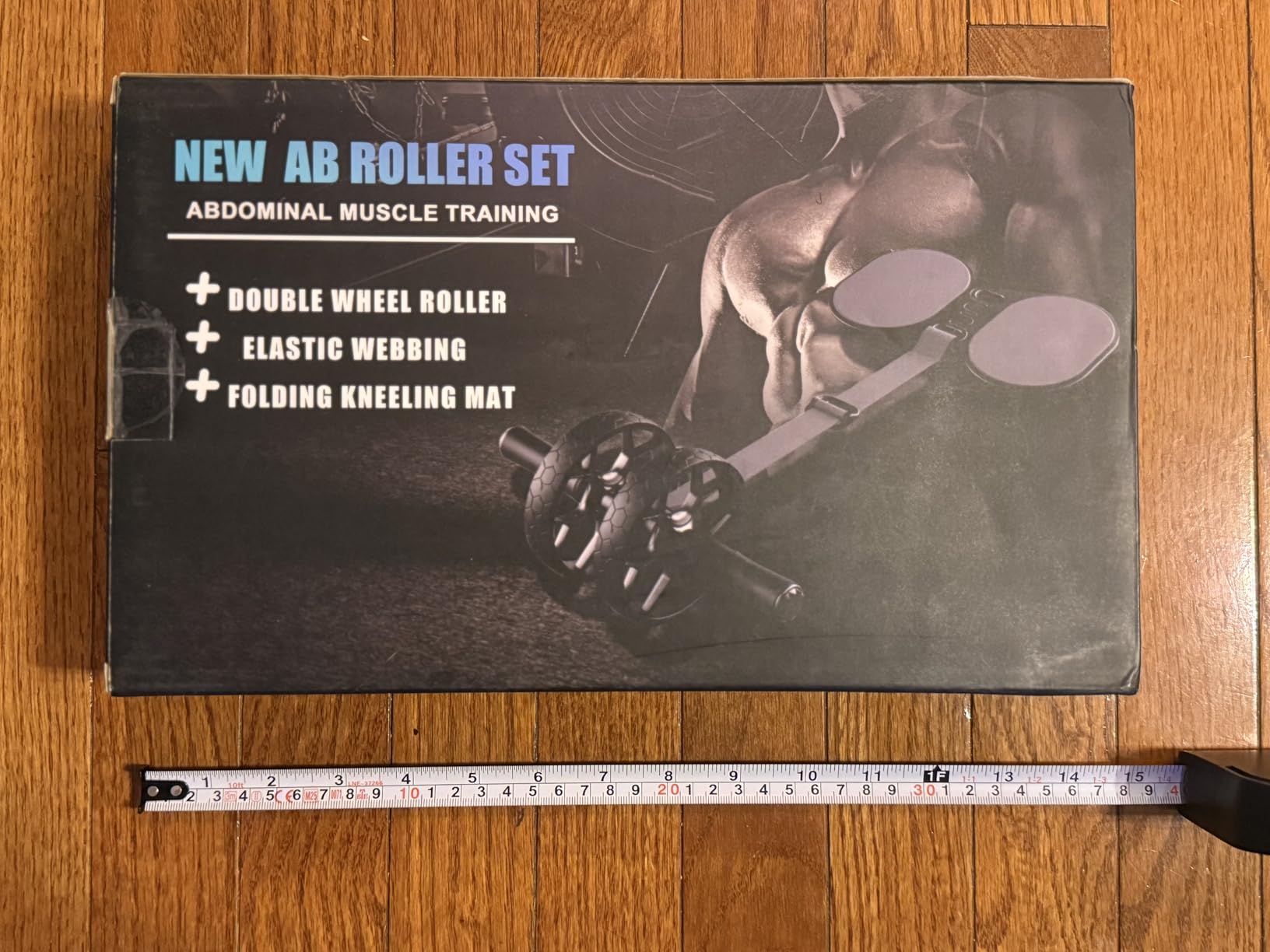 VINSGUIR Ab Roller Wheel for Beginners to Pros, Ab Roller with Adjustable & Detachable Resistance Band, Core Workout Equipment for Home Gym, Abdominal Wheel with Exercise Guide and Knee Pad, Men Women customer photo 2