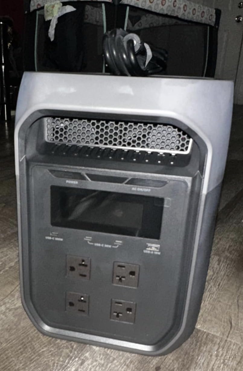 EF ECOFLOW DELTA 3 Max Portable Power Station, 2048Wh LFP Battery, 2400W customer photo 2