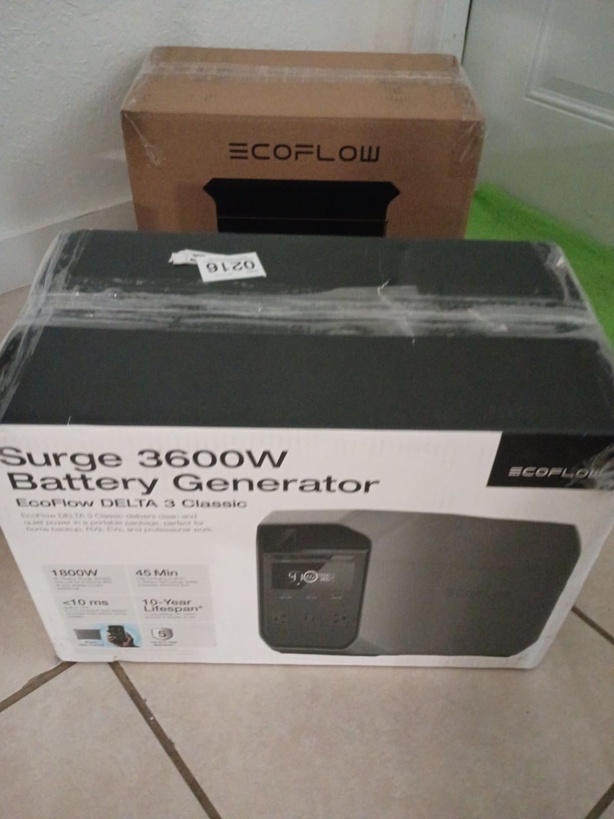 EF ECOFLOW Portable Power Station Delta 3 Classic, 1024Wh 1800W AC customer photo 2