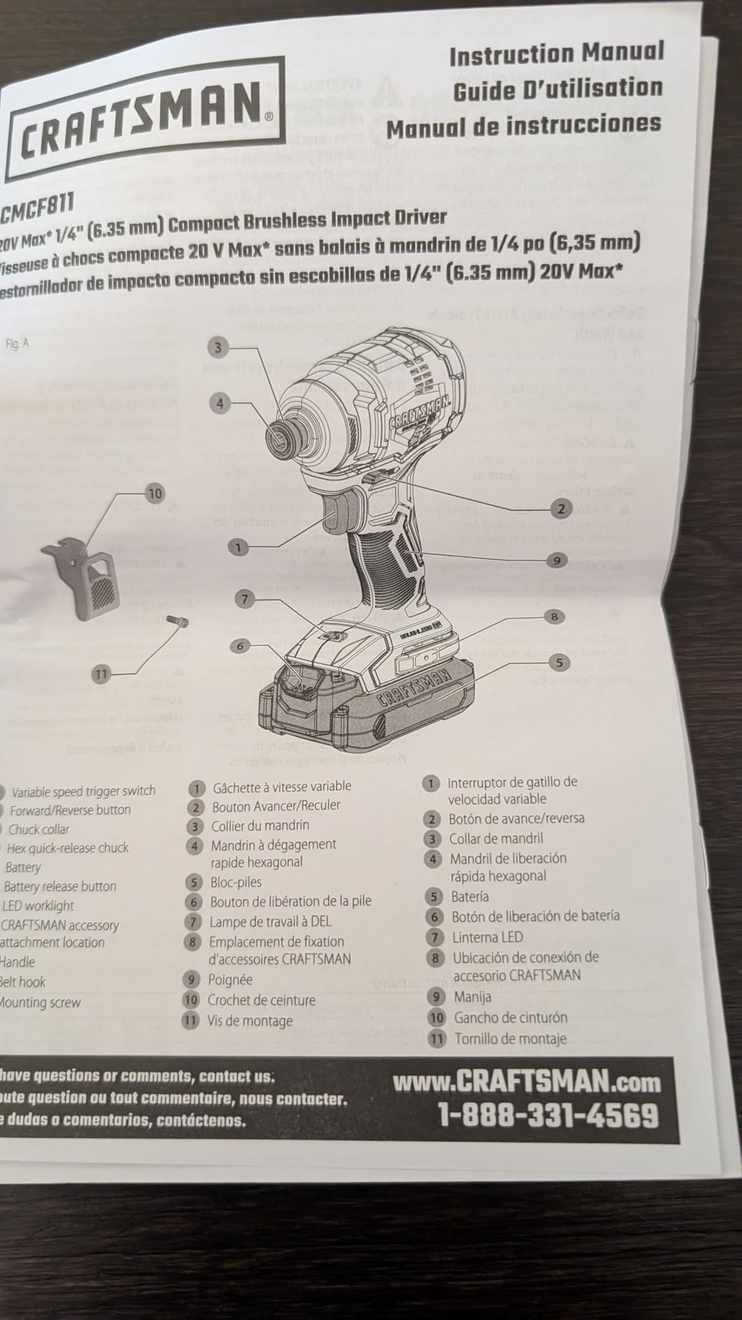 CRAFTSMAN V20 BRUSHLESS RP Compact Impact Driver Kit (CMCF811D1) customer photo 2