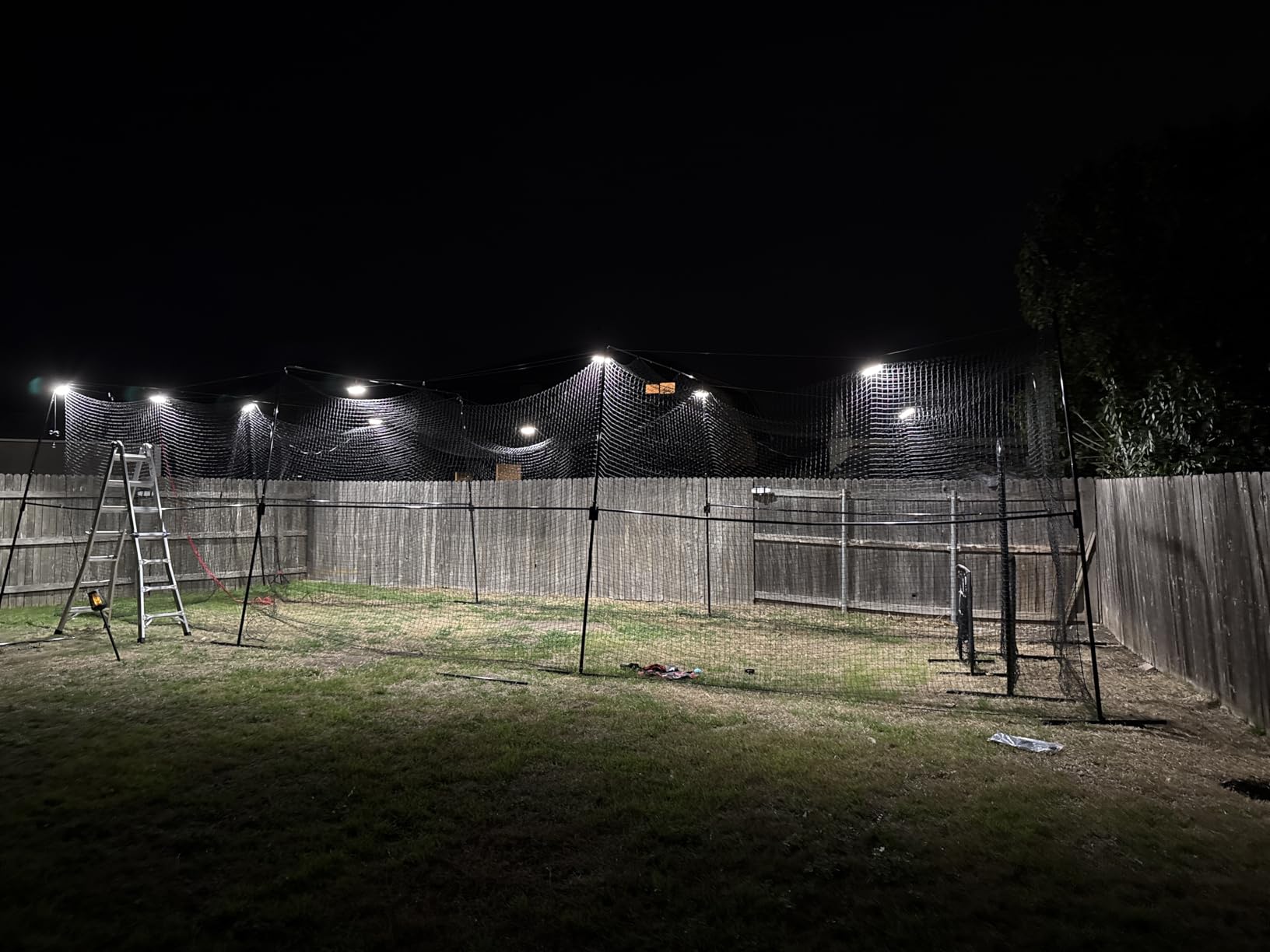 RIIFRILY Baseball Batting Cages for Backyard with Net and Frame, 20/30/40FT customer photo 1