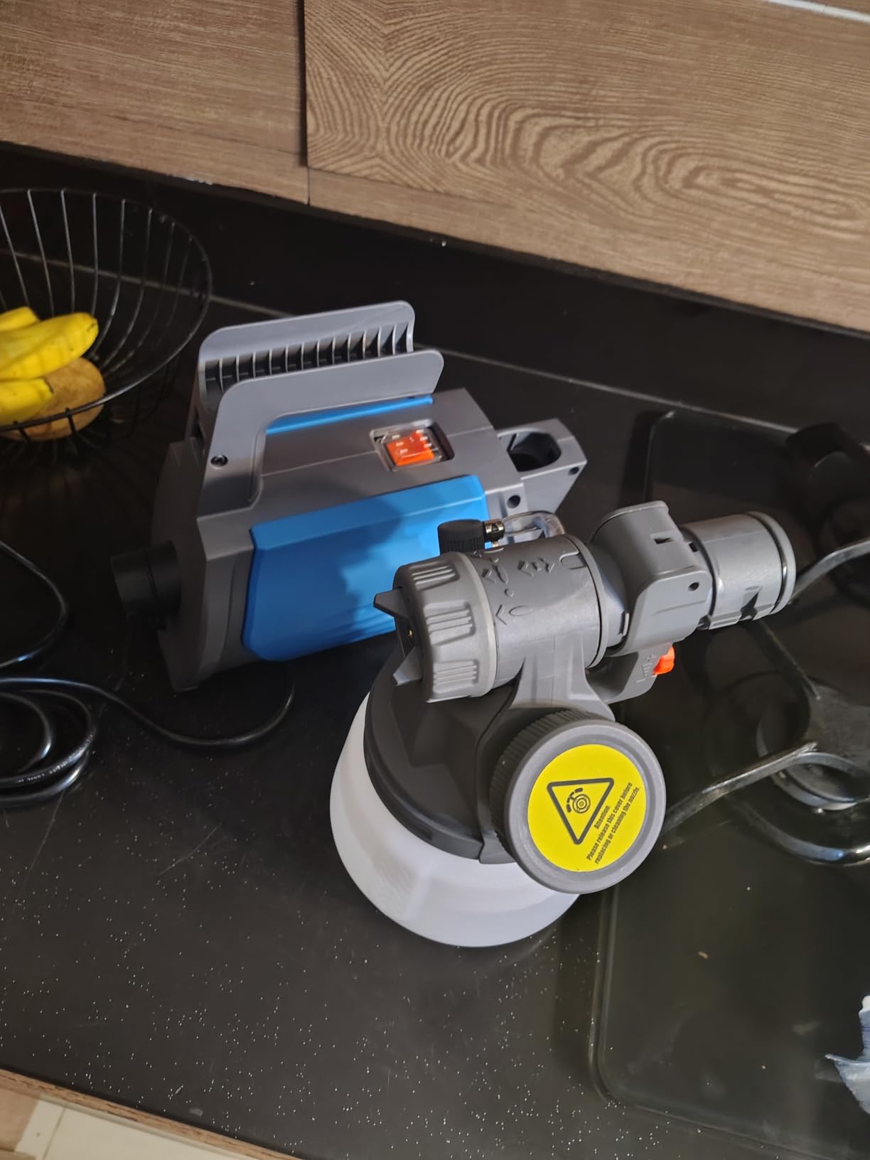 Tilswall Shark800 Paint Sprayer HVLP 800W Electric Spray Paint Gun, Blue customer photo 1