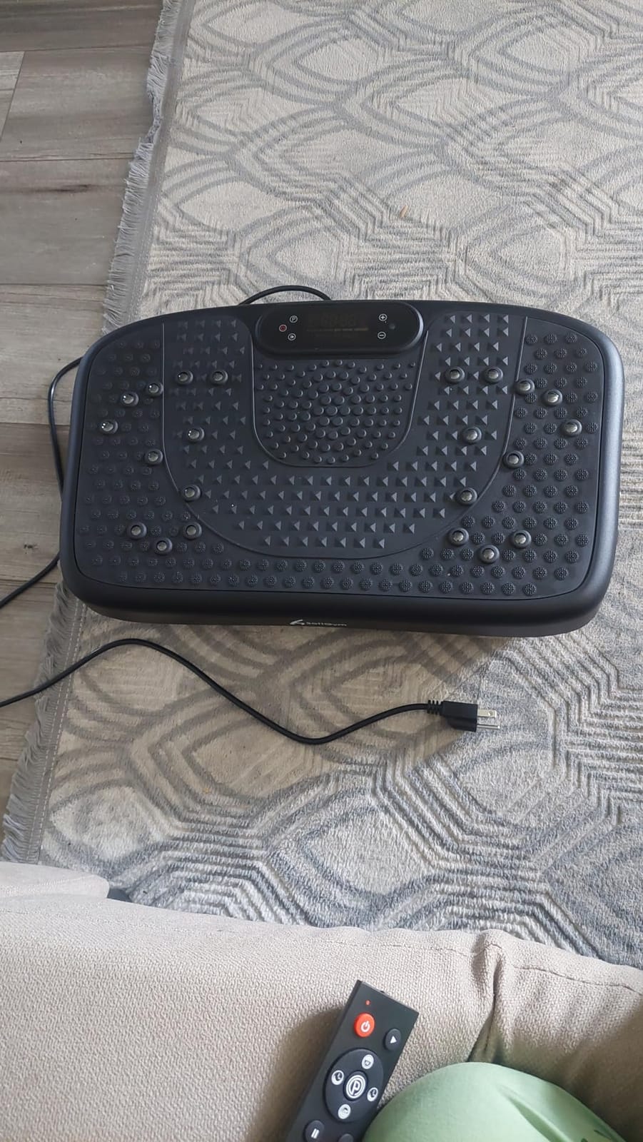 SoftGym Vibration Plate Exercise Machine for Lymphatic Drainage & Fitness customer photo 2