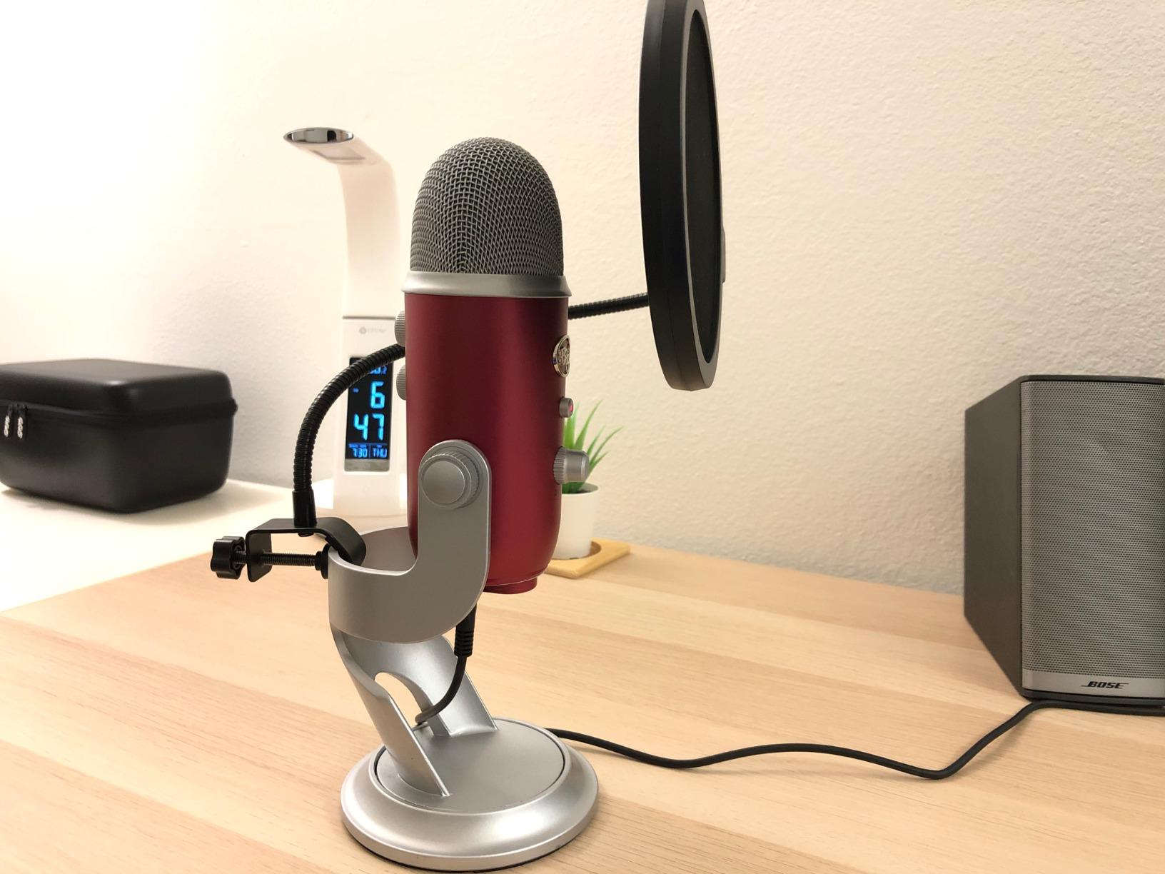 NEEWER Pop Filter for Microphones, Triple Layer Isolation Shield Windscreen Cover for 40-72 mm Diameter Mics, Compatible with Blue Yeti for Podcast Streaming Voice Over Singing Studio Recording, MS020 customer photo 1
