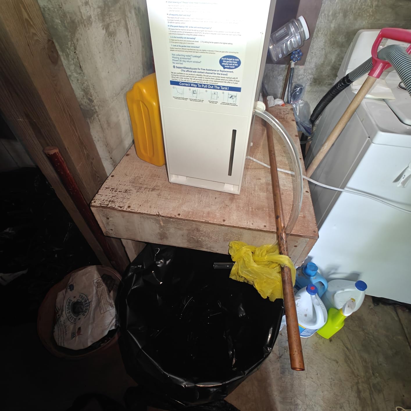 AEOCKY Dehumidifier with Pump Up to 16.5ft Energy Star Most Efficient 2025 customer photo 2