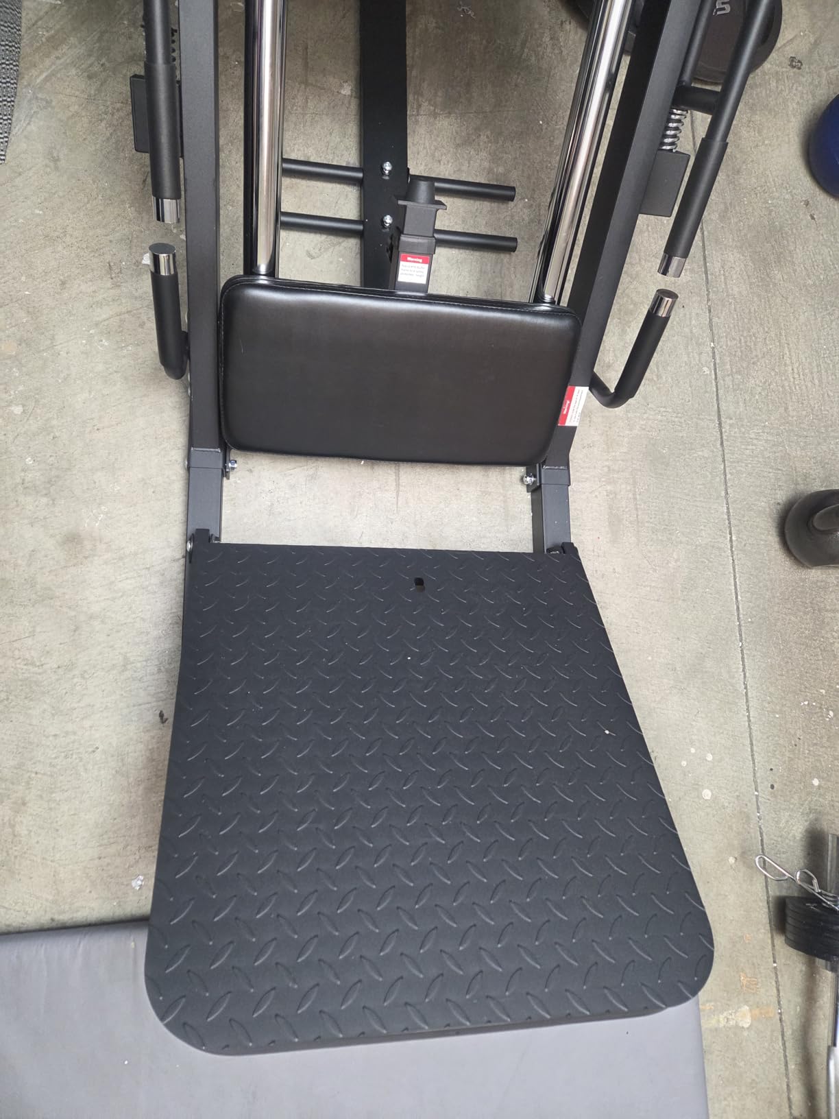Leg Press Hack Squat Machine Combo, 45° Leg Exercise Machine ,Lower Body Special with Weight Storage for Quads, Hamstring, Glutes, Calves, Compact Home Gym Leg Day Equipment customer photo 2