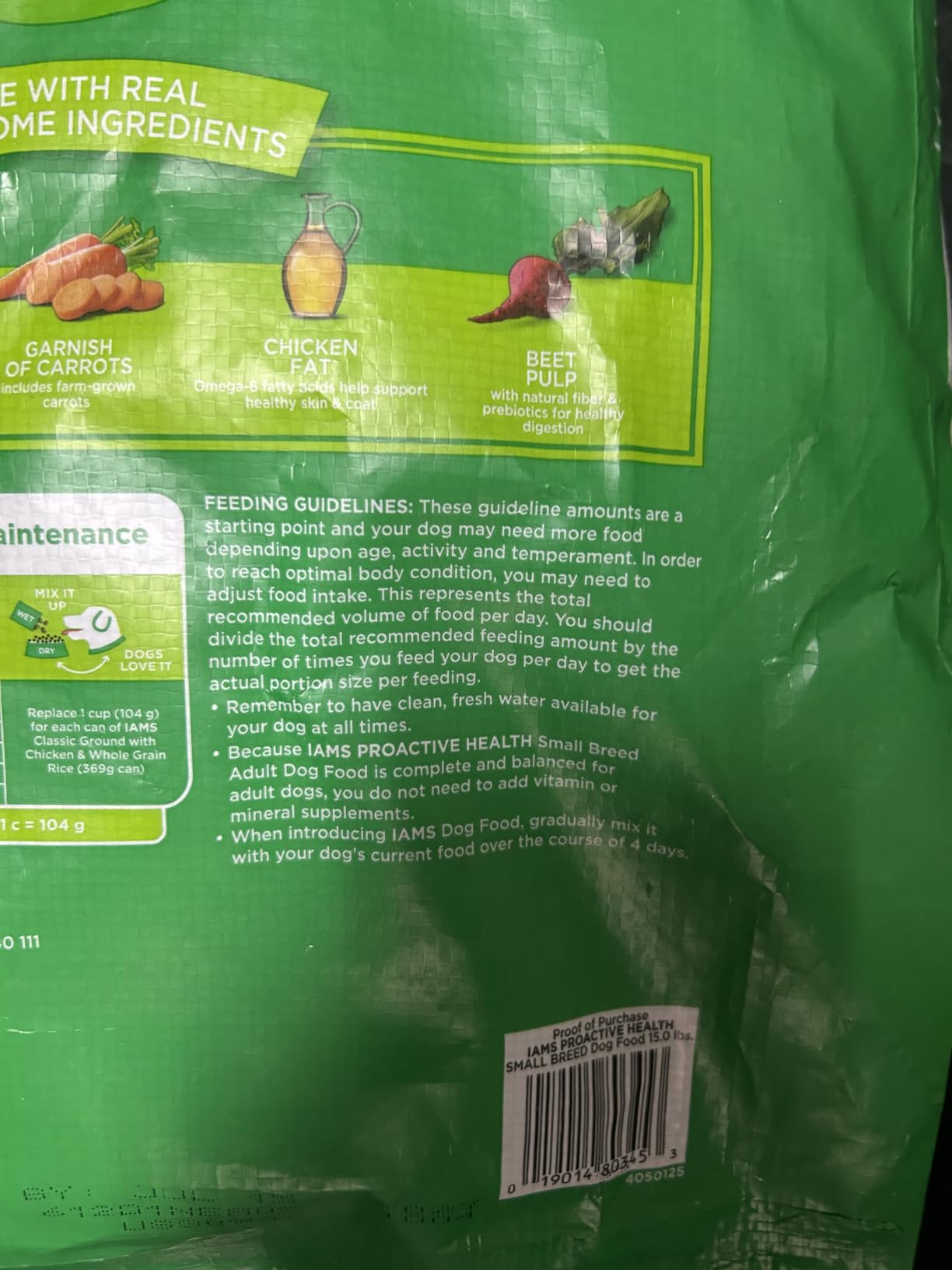 IAMS Proactive Health Small Breed Dry Dog Food, Chicken & Grain, 5 lb customer photo 1