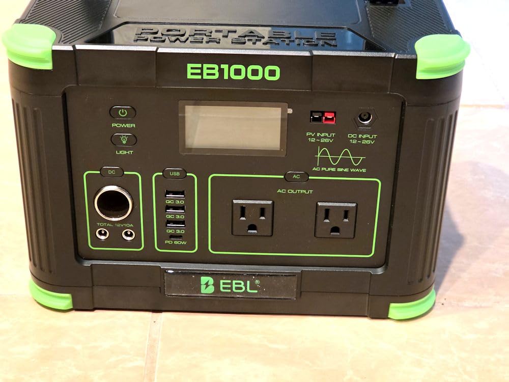EBL Portable Power Station 288.6Wh 330W Solar Generator for Camping Home customer photo 2