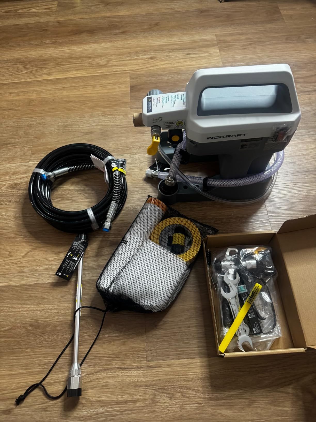 InoKraft NEO Airless Paint Sprayer Kit, 3000 PSI 0.26 GPM, Lightweight customer photo 2