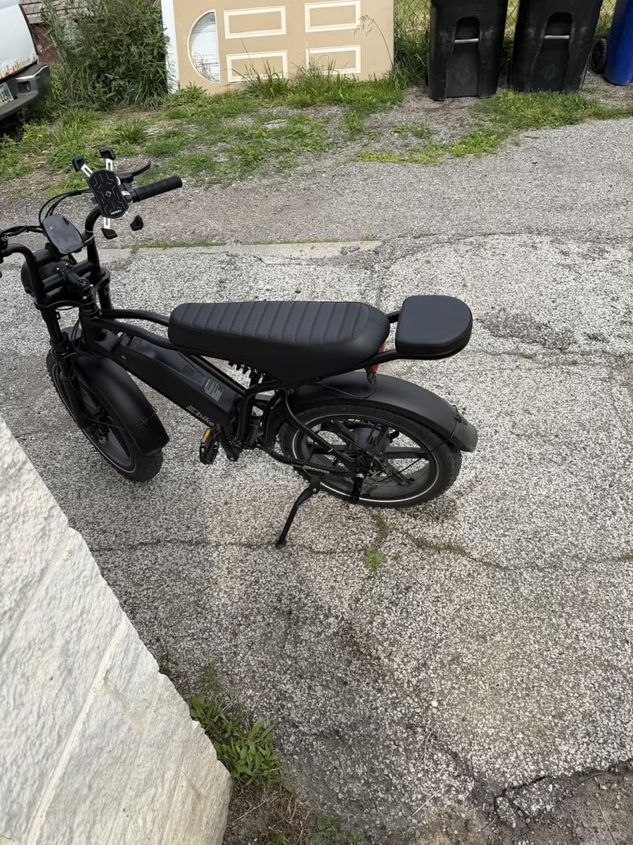 TST Electric Bike for Adults, 48V 15Ah Battery for Urban Cycling, Fat Tire customer photo 2