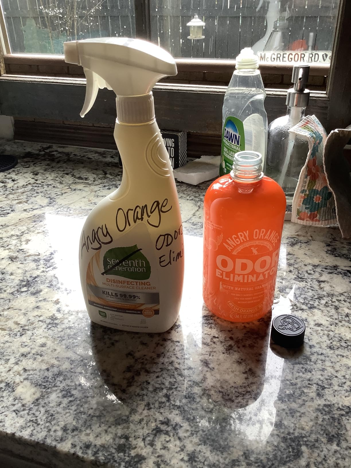 ANGRY ORANGE Pet Odor Eliminator for Dog and Cat Urine, Carpet Stains, and Strong Smells – NEW Orange Rush Scent – Citrus Cleaner with Natural Orange Oil – 24 oz customer photo 1