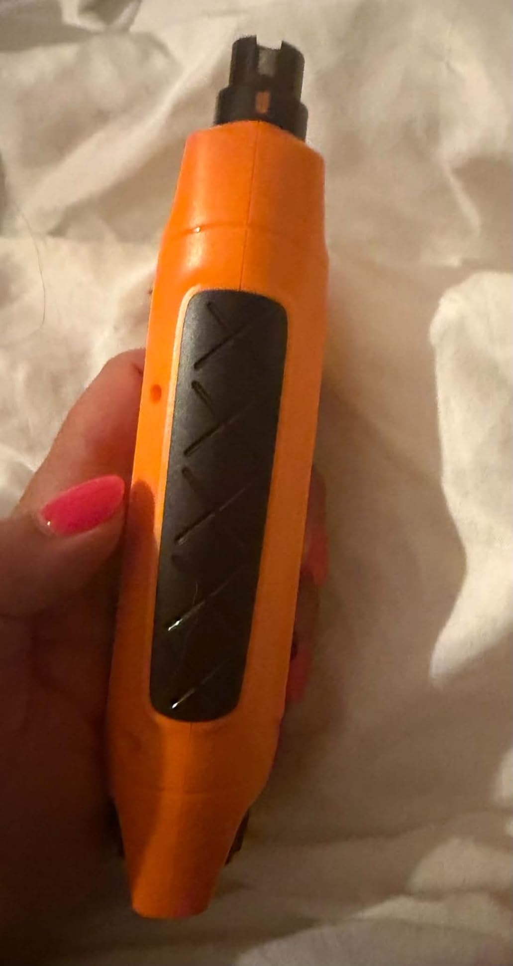 6-Speed Dog Nail Grinder with Quiet, 2 LEDs & Anti-Slip(OR) customer photo 2