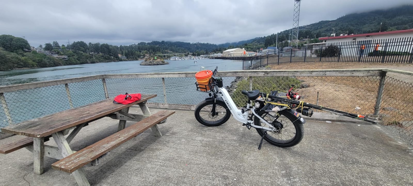 ESKUTE Electric Bike for Adults - 48V20.8Ah 86 Miles Battery Commuter, 32+MPH, Peak 1800W Brushless Motor, 26x4.0 Fat Tire Step-Thru Cityrun Ebike, 8-Speed, Full Suspensions E-Bike customer photo 1