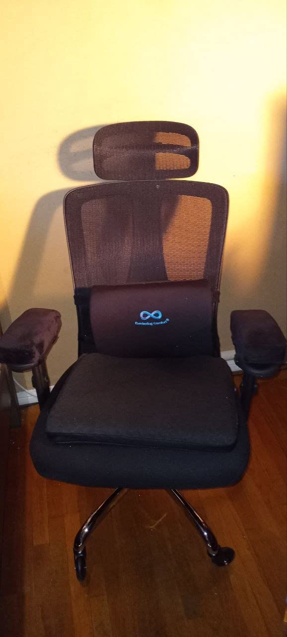 Sytas 400lbs Big and Tall Office Chair with Adjustable Headrest customer photo 2
