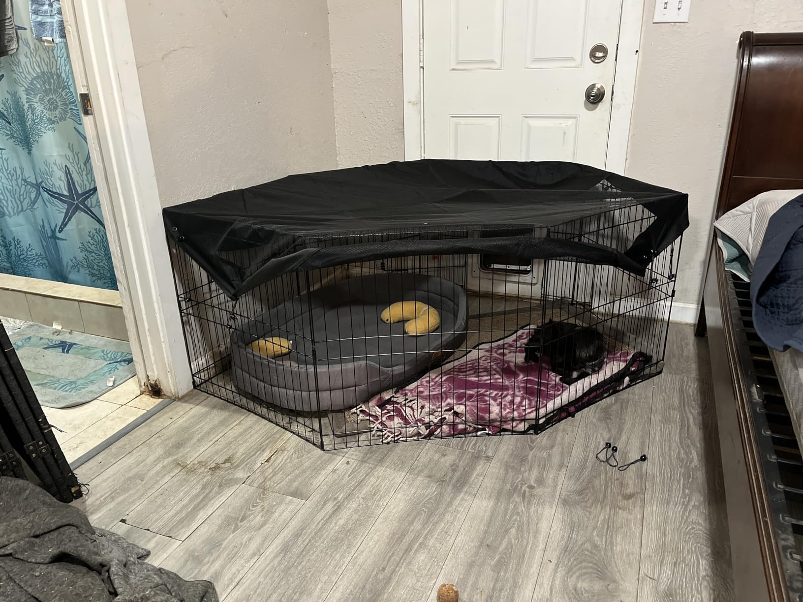 VEVOR Dog Playpen, 24 Inch 8-Panel Puppy Pen with Waterproof Bottom Pad customer photo 2