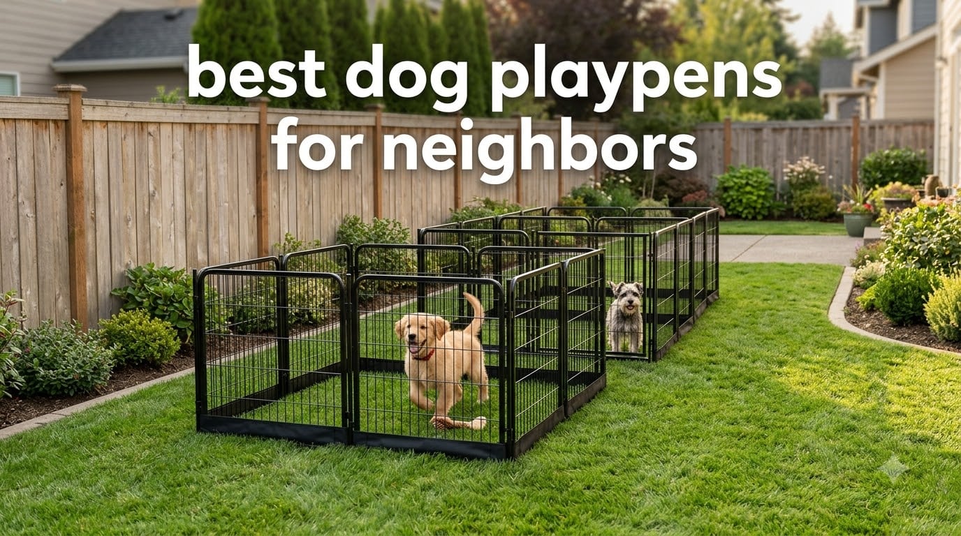 best dog playpens for neighbors
