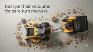 best pet hair vacuums for zero turn mowers