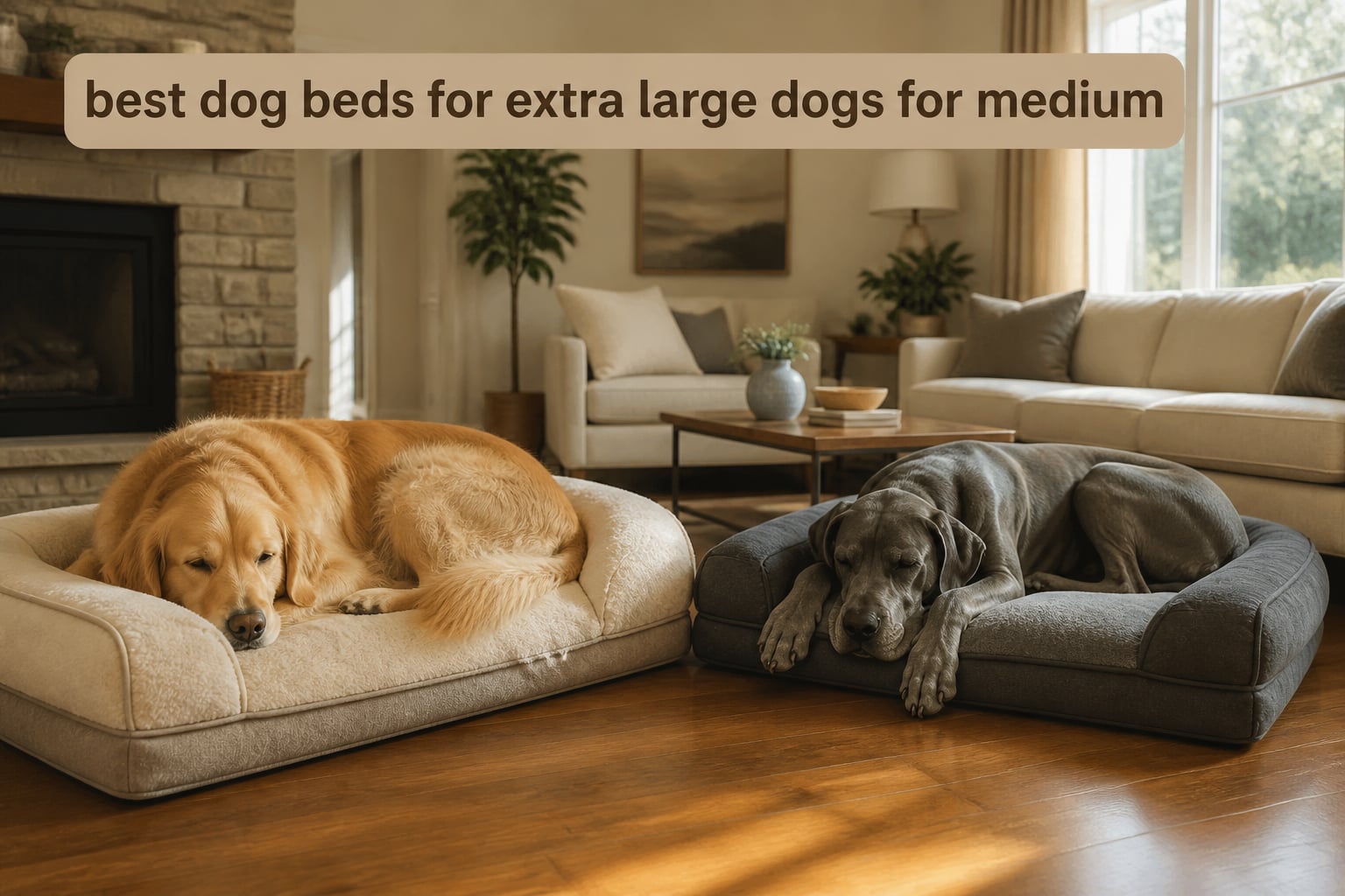 best dog beds for extra large dogs for medium
