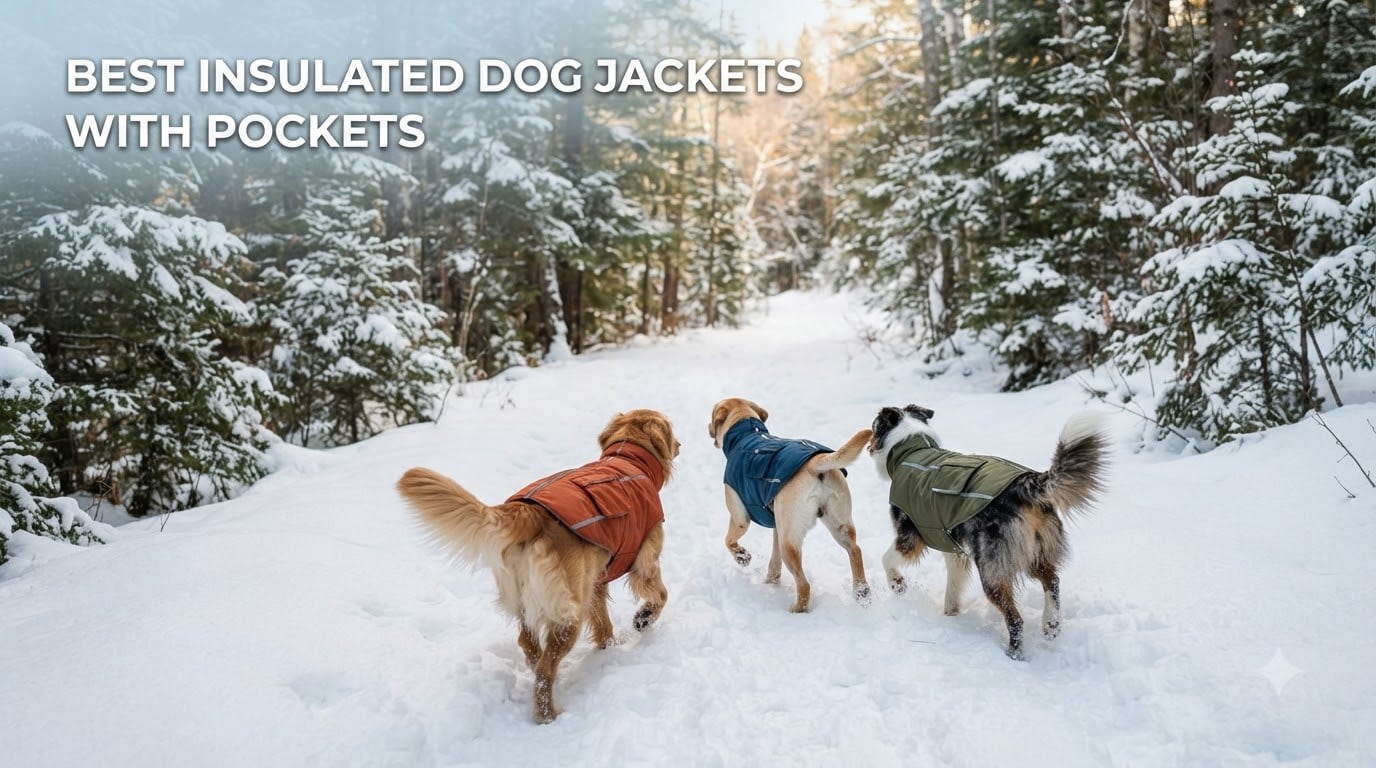best insulated dog jackets with pockets