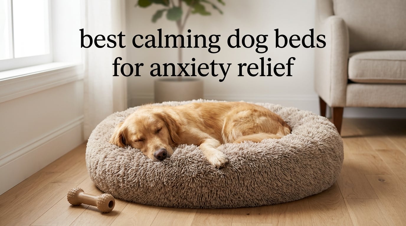 best calming dog beds for anxiety relief
