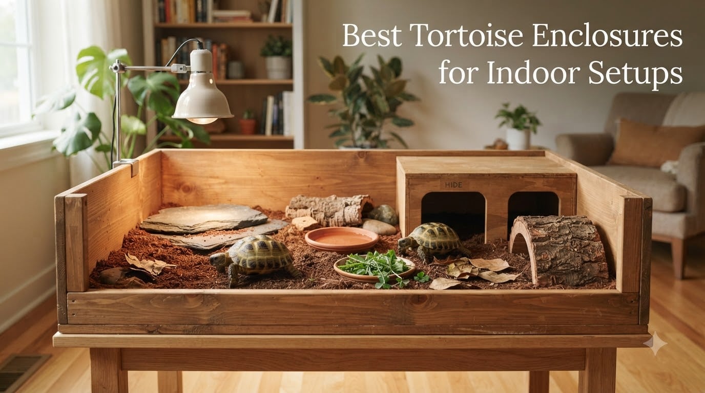 Best Tortoise Enclosures for Indoor Setups