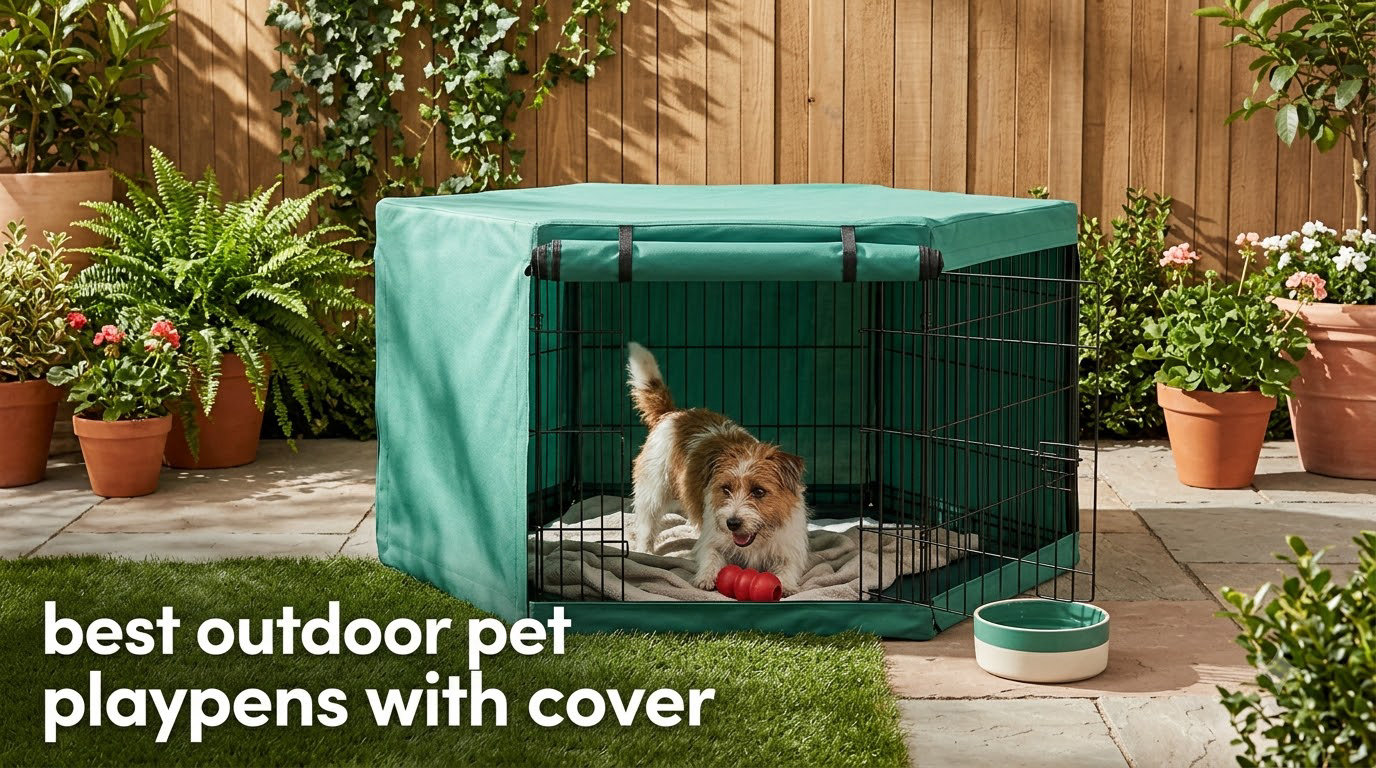 best outdoor pet playpens with cover